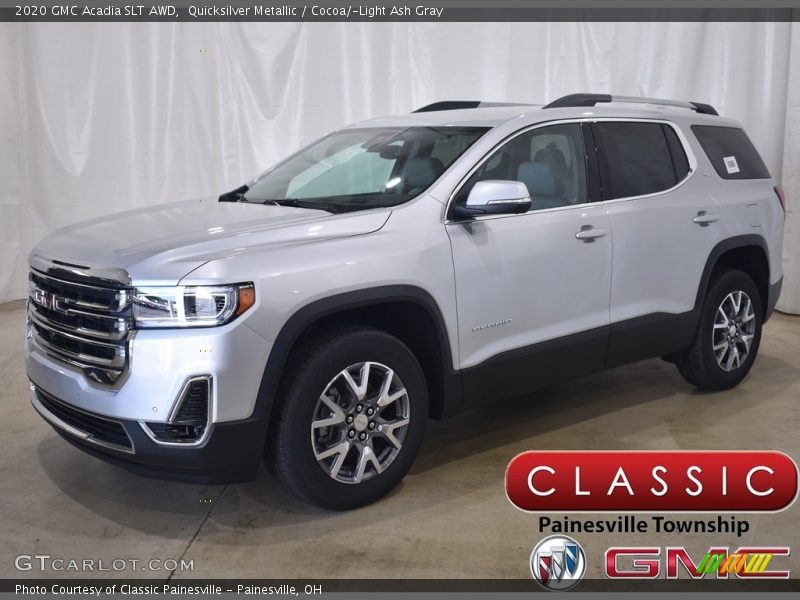 Quicksilver Metallic / Cocoa/­Light Ash Gray 2020 GMC Acadia SLT AWD