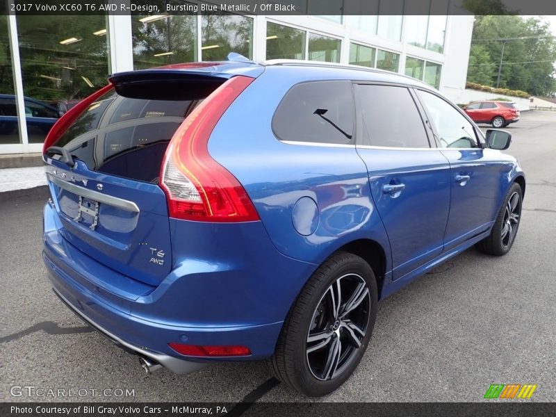 Bursting Blue Metallic / Off Black 2017 Volvo XC60 T6 AWD R-Design