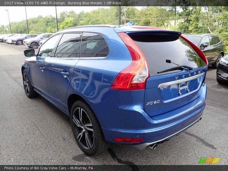 Bursting Blue Metallic / Off Black 2017 Volvo XC60 T6 AWD R-Design