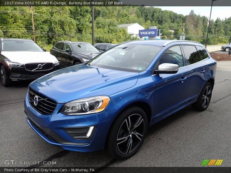 Bursting Blue Metallic / Off Black 2017 Volvo XC60 T6 AWD R-Design