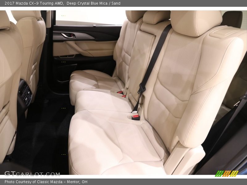 Deep Crystal Blue Mica / Sand 2017 Mazda CX-9 Touring AWD