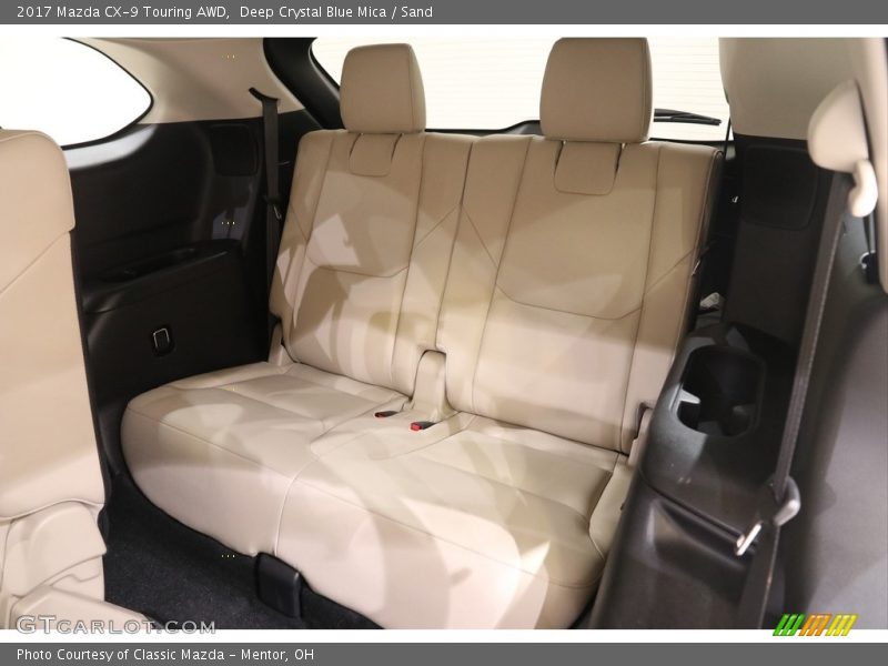 Deep Crystal Blue Mica / Sand 2017 Mazda CX-9 Touring AWD