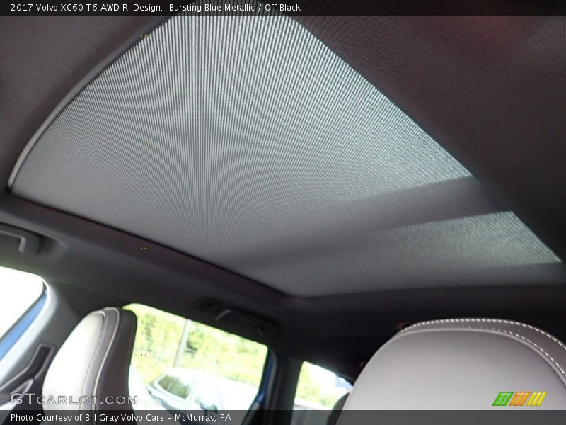 Bursting Blue Metallic / Off Black 2017 Volvo XC60 T6 AWD R-Design