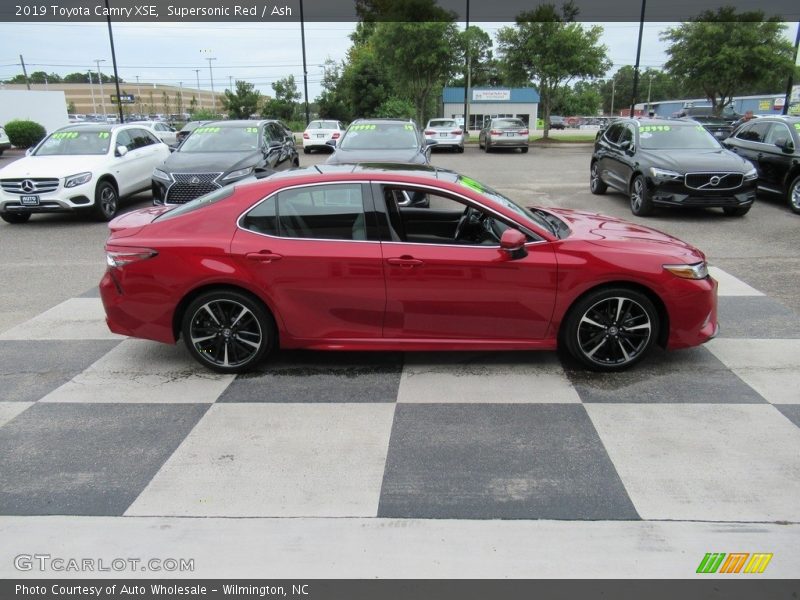 Supersonic Red / Ash 2019 Toyota Camry XSE