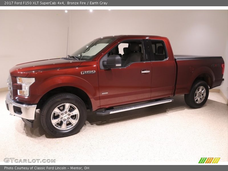 Bronze Fire / Earth Gray 2017 Ford F150 XLT SuperCab 4x4