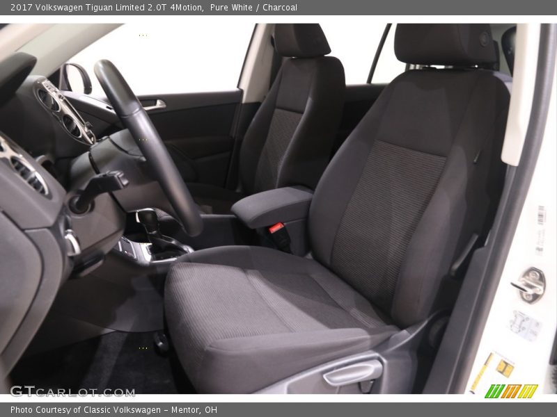 Pure White / Charcoal 2017 Volkswagen Tiguan Limited 2.0T 4Motion