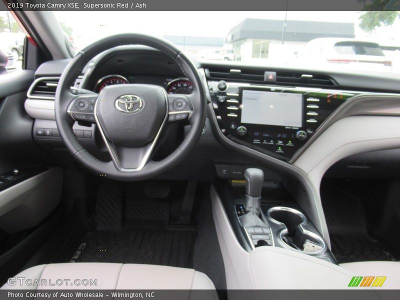 Supersonic Red / Ash 2019 Toyota Camry XSE