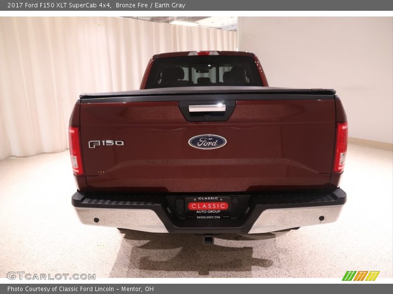 Bronze Fire / Earth Gray 2017 Ford F150 XLT SuperCab 4x4