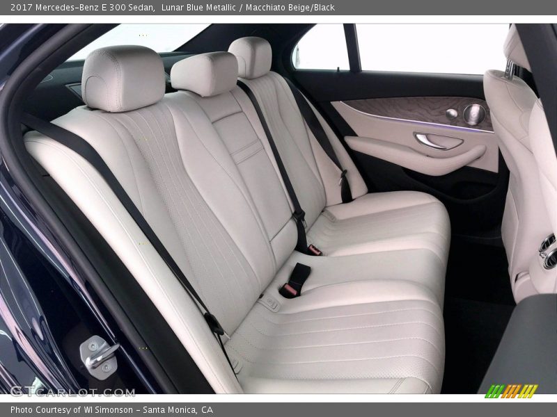 Lunar Blue Metallic / Macchiato Beige/Black 2017 Mercedes-Benz E 300 Sedan