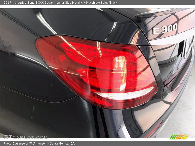 Lunar Blue Metallic / Macchiato Beige/Black 2017 Mercedes-Benz E 300 Sedan