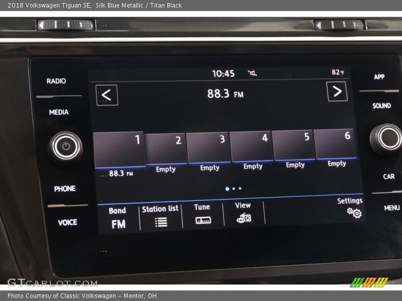Audio System of 2018 Tiguan SE