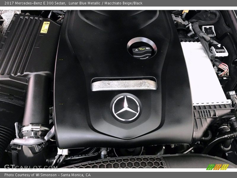 Lunar Blue Metallic / Macchiato Beige/Black 2017 Mercedes-Benz E 300 Sedan