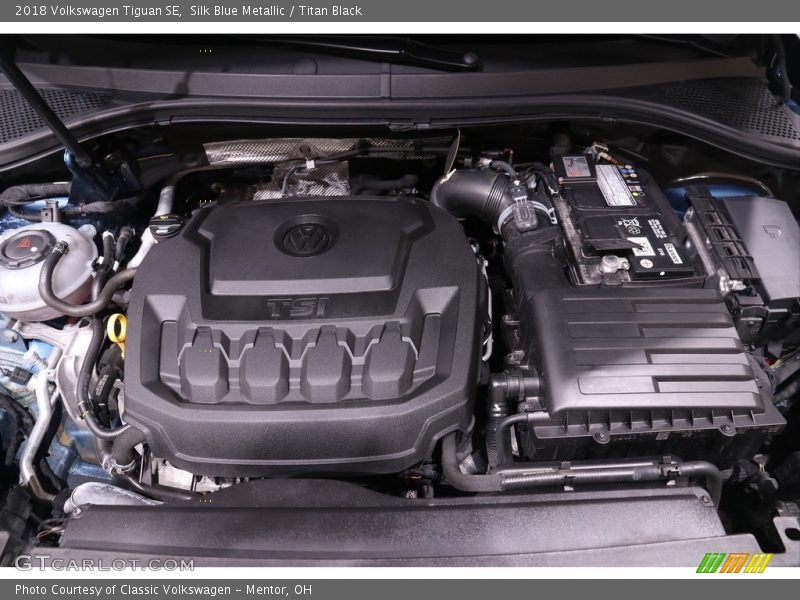  2018 Tiguan SE Engine - 2.0 Liter TSI Turbocharged DOHC 16-Valve VVT 4 Cylinder