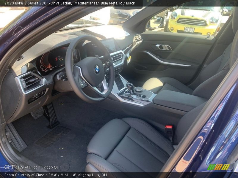Mediterranean Blue Metallic / Black 2020 BMW 3 Series 330i xDrive Sedan