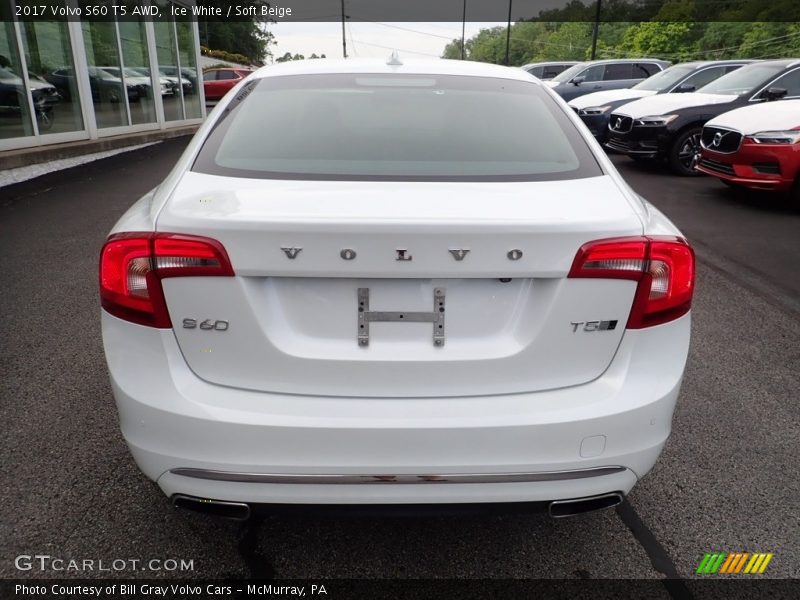 Ice White / Soft Beige 2017 Volvo S60 T5 AWD