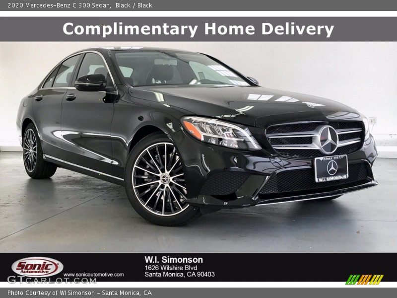 Black / Black 2020 Mercedes-Benz C 300 Sedan