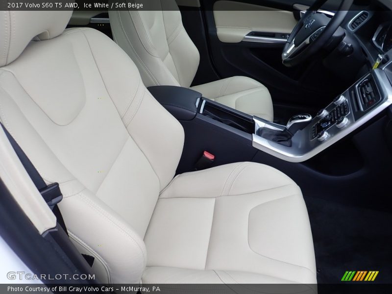 Front Seat of 2017 S60 T5 AWD