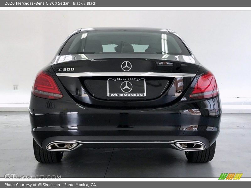 Black / Black 2020 Mercedes-Benz C 300 Sedan