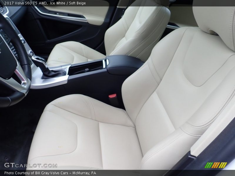 Front Seat of 2017 S60 T5 AWD