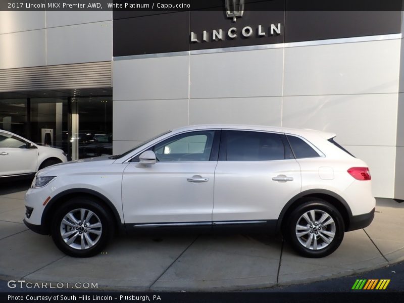  2017 MKX Premier AWD White Platinum