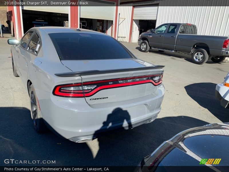 Destroyer Gray / Black 2018 Dodge Charger SXT