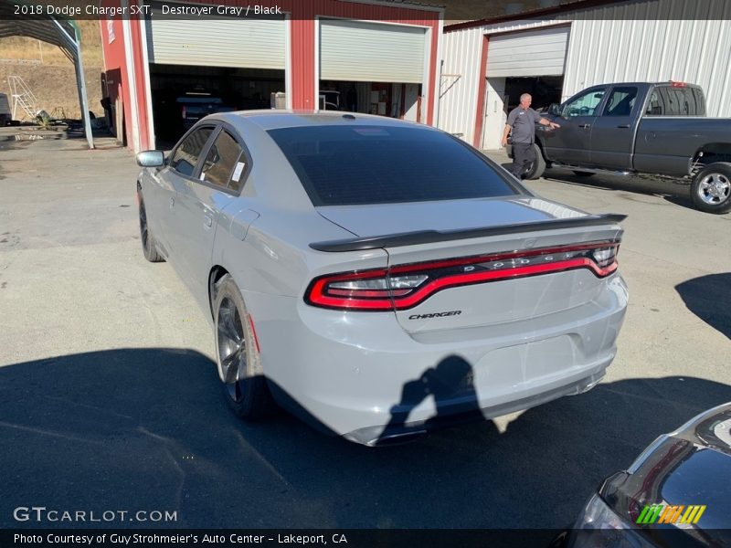 Destroyer Gray / Black 2018 Dodge Charger SXT