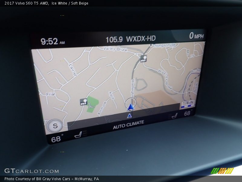Navigation of 2017 S60 T5 AWD