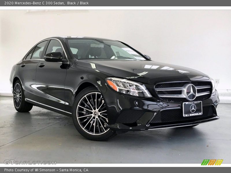 Black / Black 2020 Mercedes-Benz C 300 Sedan