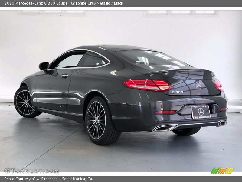 Graphite Grey Metallic / Black 2020 Mercedes-Benz C 300 Coupe