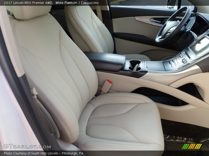 White Platinum / Cappuccino 2017 Lincoln MKX Premier AWD