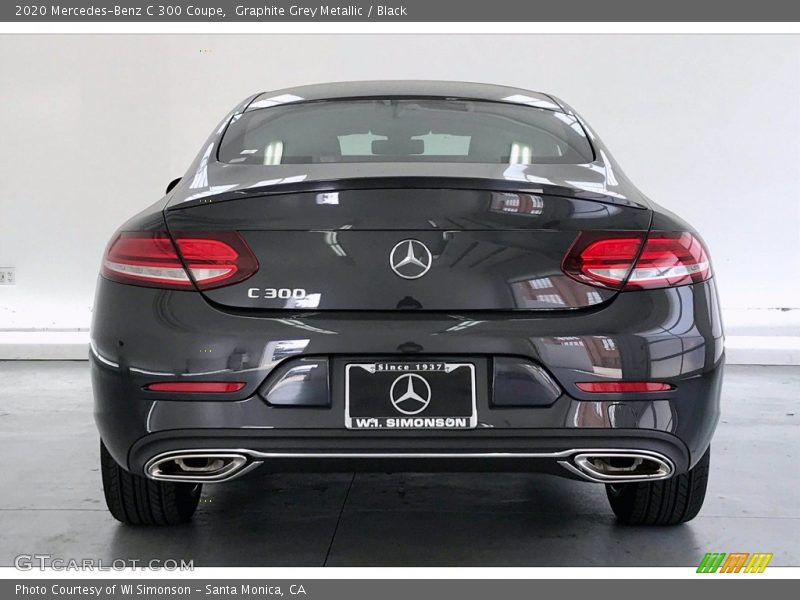 Graphite Grey Metallic / Black 2020 Mercedes-Benz C 300 Coupe
