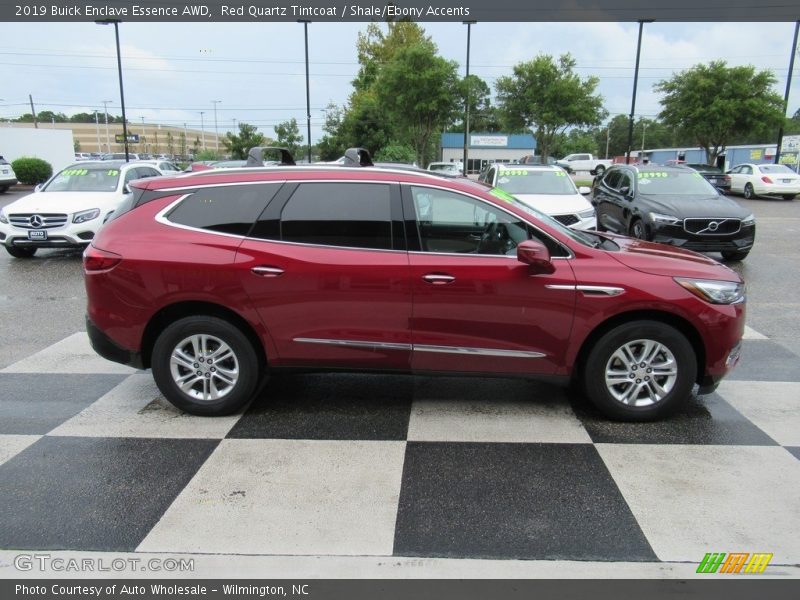 Red Quartz Tintcoat / Shale/Ebony Accents 2019 Buick Enclave Essence AWD