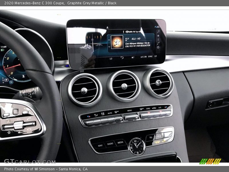 Graphite Grey Metallic / Black 2020 Mercedes-Benz C 300 Coupe