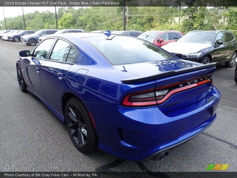 Indigo Blue / Ruby Red/Black 2019 Dodge Charger R/T Scat Pack