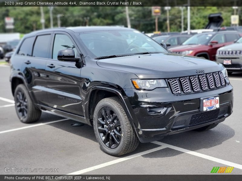 Diamond Black Crystal Pearl / Black 2020 Jeep Grand Cherokee Altitude 4x4