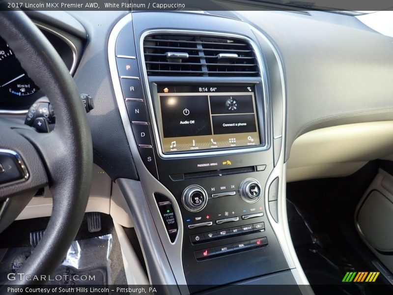 Controls of 2017 MKX Premier AWD