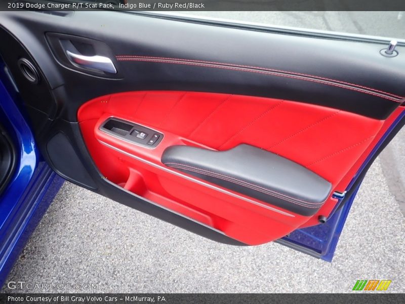 Indigo Blue / Ruby Red/Black 2019 Dodge Charger R/T Scat Pack