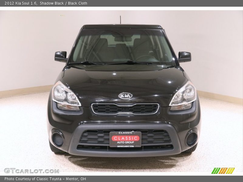 Shadow Black / Black Cloth 2012 Kia Soul 1.6