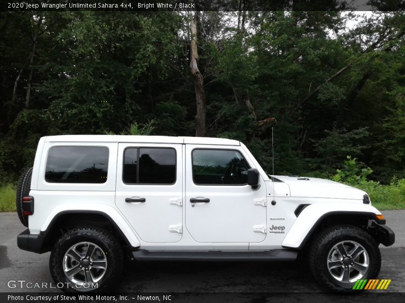 Bright White / Black 2020 Jeep Wrangler Unlimited Sahara 4x4