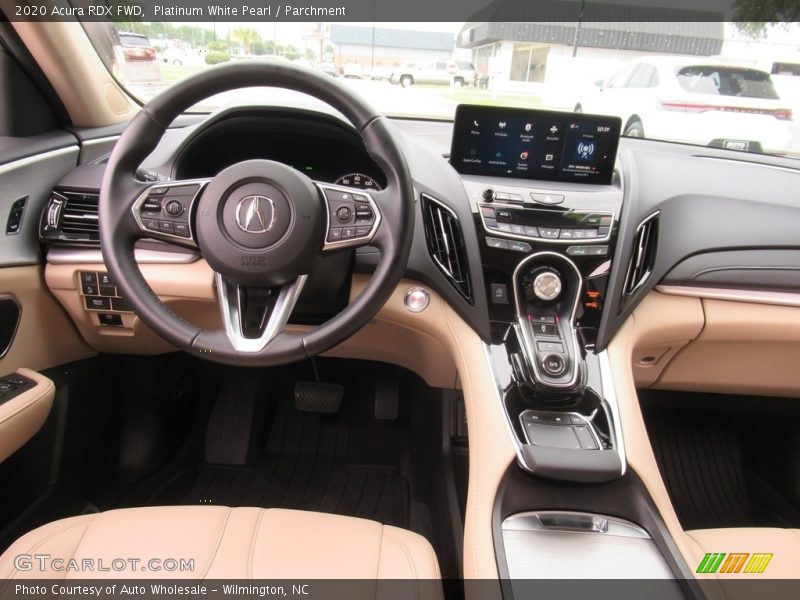 Platinum White Pearl / Parchment 2020 Acura RDX FWD