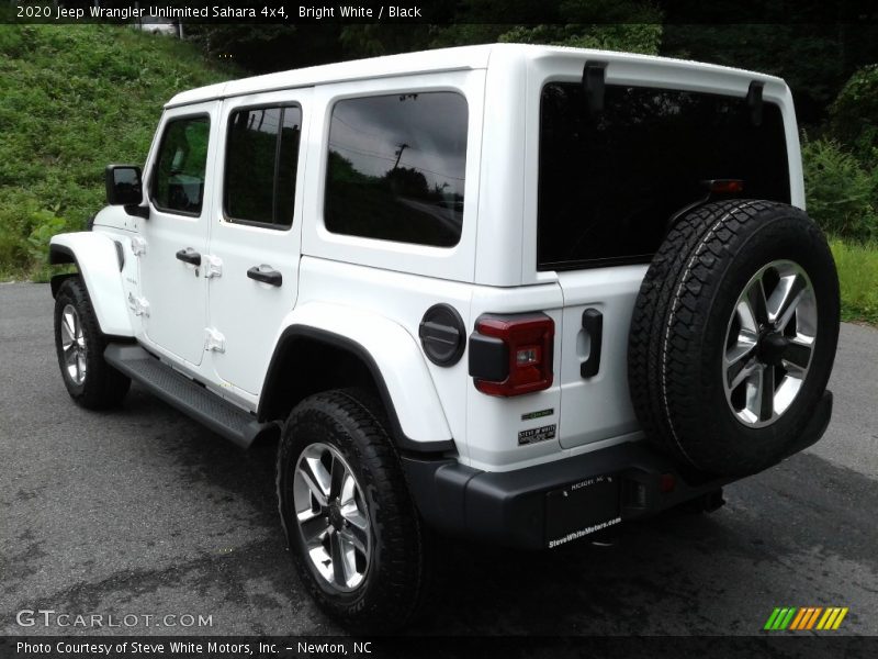 Bright White / Black 2020 Jeep Wrangler Unlimited Sahara 4x4