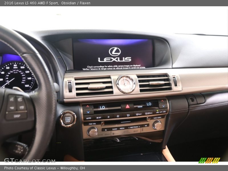Obsidian / Flaxen 2016 Lexus LS 460 AWD F Sport