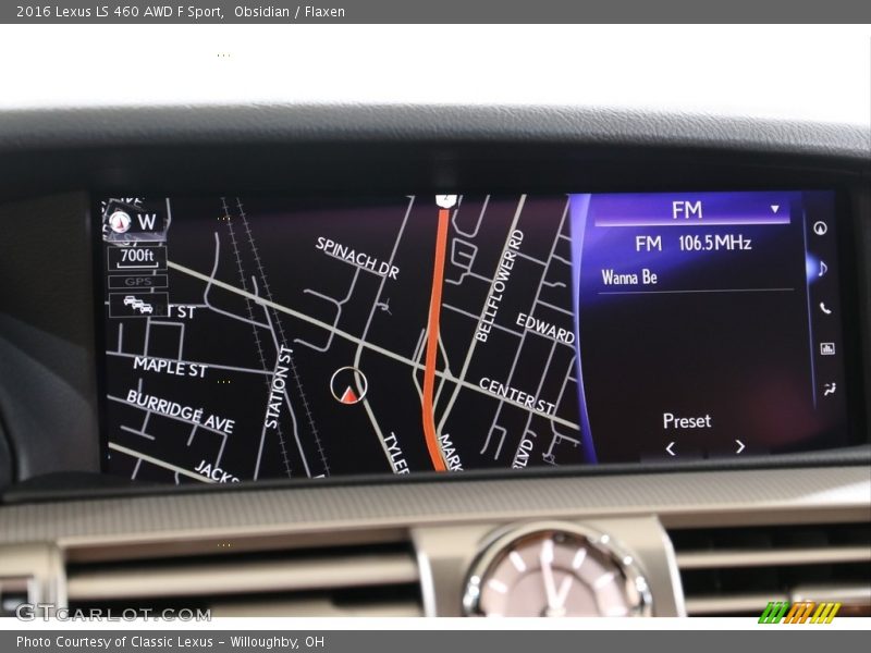 Navigation of 2016 LS 460 AWD F Sport