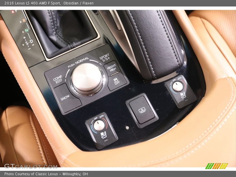 Controls of 2016 LS 460 AWD F Sport
