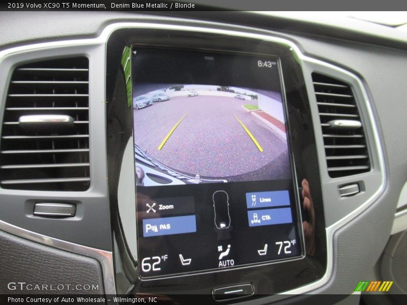 Denim Blue Metallic / Blonde 2019 Volvo XC90 T5 Momentum