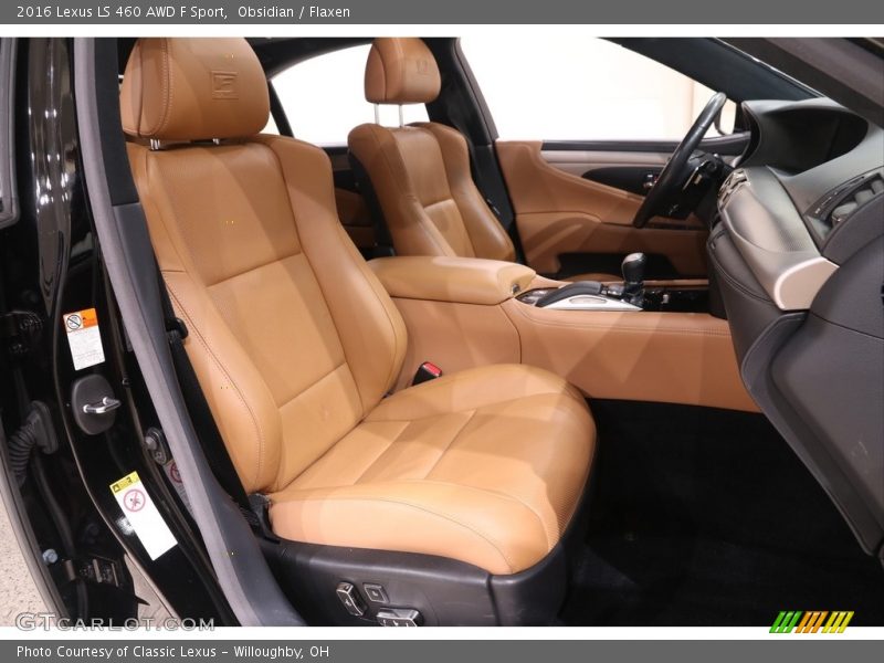 Front Seat of 2016 LS 460 AWD F Sport
