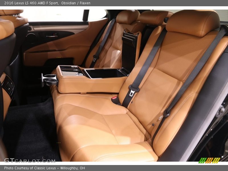Rear Seat of 2016 LS 460 AWD F Sport