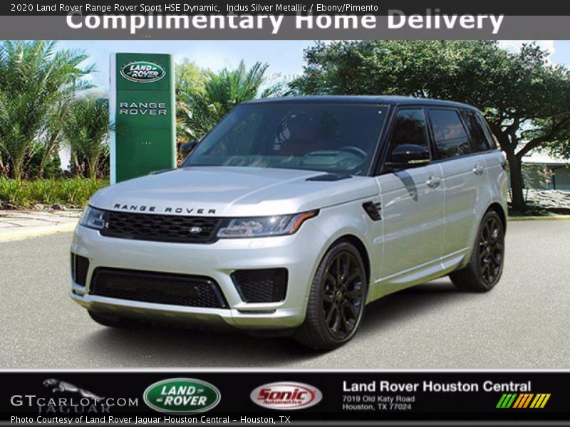 Indus Silver Metallic / Ebony/Pimento 2020 Land Rover Range Rover Sport HSE Dynamic