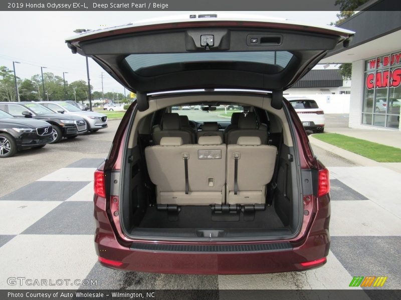 Deep Scarlet Pearl / Beige 2019 Honda Odyssey EX-L