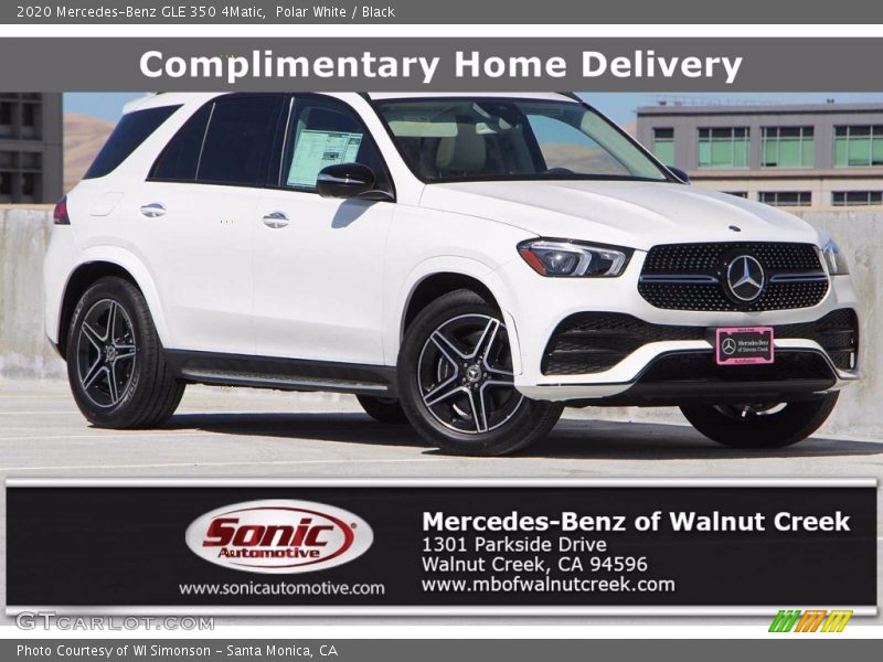 Polar White / Black 2020 Mercedes-Benz GLE 350 4Matic